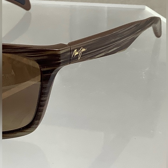 Maui Jim Makoa MJ 804-25W Wrap Brown Polarized Sunglass Frames Only Brown 59mm - Picture 10 of 16